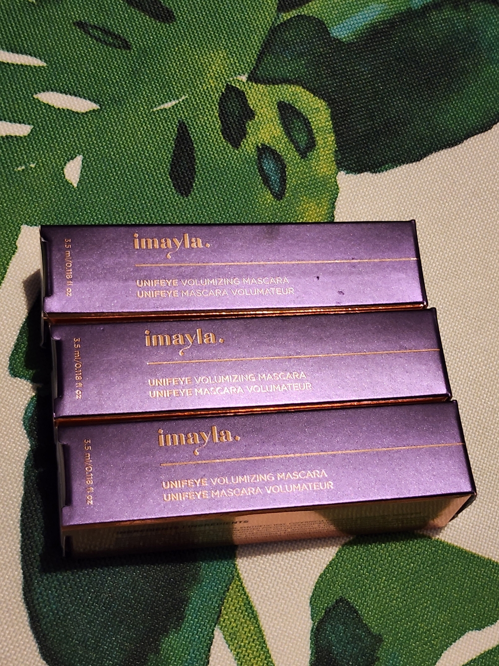 IMAYLA Unifeye Volumizing BLACK Mascara All 3 Boxes